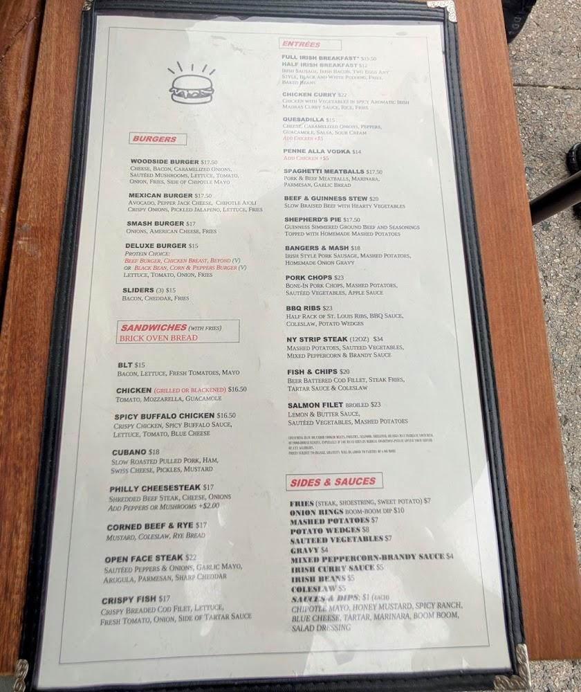 Sean Og's Irish Pub Menu image 3